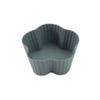 Molde Redondo Pequeño para Pastel de Silicona de Grado Alimenticio Cuadrado Forma de Corazón Taza para Muffins Caja de Comida Complementaria para Niños Suministros para Fiestas de Cumpleaños