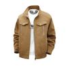 Jaqueta de Trabalho com Gola Vertical Masculina Primavera Outono Inverno Americana Outdoor Sensação de Alta Qualidade Duffy Bonita Jaqueta Aviador 0831