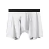 Roupa Íntima Esportiva Masculina, Anti-Assadura, Boxer Plus Size, Estilo Fino de Verão, Corrida, Comprimento Estendido, Seda de Gelo, Shorts de Ângulo Reto