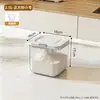 Contenedor de Almacenamiento de Granos para el Hogar Caja Ralladora Transparente Sellada Contenedor Almacenamiento de Productos Secos de Cocina Granos a Prueba de Humedad Frascos de Almacenamiento