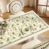 Mantel de Mesa Estilo Pastoral Americano, Impermeable, Resistente al Aceite, Lavable, Resistente al Calor, Mantel de Mesa de Comedor de Gama Alta, Protector de Mesa de Centro para Sala de Estar