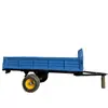 Remolque Agrícola Hidráulico Autodescargable Remolcable por Tractor Caja de Transporte de 2 Ruedas 4 Ruedas Remolque Agrícola