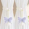 Tira de Cortina de Pelúcia Vermelha Festiva Desenho Animado Casamento Novo Layout de Casa Tela de Janela Tiras Decorativas Cordão