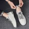 Zapatos para Hombre 2026 Nuevos Zapatos Casuales de Piel para Hombre Estilo Coreano Modernos Versátiles Zapatos de Moda Tenis Blancos para Hombre 1987