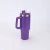 Copo de Carro Transfronteiriço de 40oz com Grande Capacidade e Alça, Copo Térmico para Uso ao Ar Livre, Copo de Gelo Portátil para Carro, Atacado