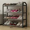 Zapatero Duradero para el Hogar 55cm Resistente Acero Inoxidable Simple Multicapa Zapatero para Dormitorio Nuevo Engrosado Versión Estrecha
