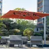 Sombrilla protectora UV para uso exterior comercial en jardines, cafeterías, hoteles de lujo, villas y patios grandes