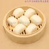 Pão de Leite Cozido Simulado Flor de Comida Rolo de Brinquedo Restaurante Xiaolongbao Adereços Decorativos Modelo Jardim de Infância Crianças Pão Falso