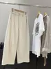 Zedai Jia Yi Tianlai en forma de pera! Jeans Retro Azul Denim Adelgazantes Cubre Caderas Antidescoloración Delgados con Forro Polar Fino de Pierna Ancha