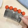 Artefacto para rematar cabello roto, pinza para flequillo, horquilla para la frente, pinza para la cabeza de verano para mujer, tocado, peine para el cabello, peine para cabello roto