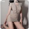 Ou Shilin Roupa Íntima Sexy Provocante Quente Estilo Chinês Cheongsam Pijama de Cama Paixão Tentação Sexy Perspectiva Camisola