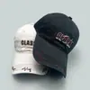Gorra de Béisbol Casual Bordado de Letras Tridimensional Multicolor Unisex Visera Solar Versátil Exterior Parte Superior Suave Gorra de Pico Venta al por Mayor
