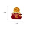 Accesorios para Zapatos Croc DIY Flor de Zapato Estilo Chino Decoración Hebilla de Flor para Zapatos de Lona Usable Desmontable Hebilla de Zapato Estéreo Venta al por Mayor