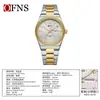 Ofns Reloj de Moda Más Vendido Transfronterizo Clásico para Hombre con Doble Calendario de Cuarzo Correa de Acero Luminosa Reloj de Cuarzo de Negocios para Hombres