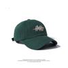 Nueva gorra retro con visera bordada con letras tridimensionales para mujer, gorra de béisbol de marca de moda suave informal americana para hombre