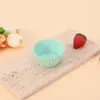 Transfronteiriço Alta Aparência Doméstico Assar Forma de Bolo Copo Redondo Silicone Molde de Bolo Resistente a Alta Temperatura Espessado Fabricante Atacado