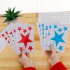 Adesivo de estrela de cinco pontas multi-tamanho adesivo de estrela colorida adesivo de recompensa para crianças adesivo para roupas