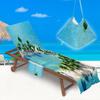 Novo Produto Capa de Cadeira de Praia de Microfibra Toalha de Praia Bolsa Impressão Digital 3D Moda Série Beira-Mar Toalha para Cadeira de Praia