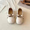 Sapatos de Couro Estilo Coreano com Padrão Little Coco para Meninas 2026 Primavera/Outono Novos Sapatos de Solado Macio Estilo Senhora Mary Jane Sapatos de Princesa