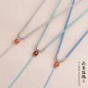 Cordón de jade ajustable y simple hecho a mano, colgante de ágata roja Hetian Yu Pei Nan, cuerda de joyería al por mayor