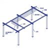 Ponte Rolante Flexível Kbk 1 Tonelada 2 Toneladas Oficina Levantamento de Objetos Pesados Ponte Rolante Flexível Kbk 500kg Ponte Rolante Modular