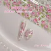 Nuevas Pegatinas para Uñas Dopamina de Primavera Color Macarrón Corazón Flor Adhesivas Decoración de Uñas para Chicas Dulces Venta al por Mayor