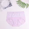 Buscando Calzones de Algodón Lisos Sin Costuras de Talla Grande Hechos de Fábrica con Sensación de Segunda Piel, Jacquard que No Marca, Ropa Interior para Mujer de Cintura Media