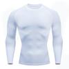 Ropa de Fitness Transfronteriza Europea y Americana Camiseta PRO de Secado Rápido para Hombre Running Elástica Sudorosa Mallas Maratón Ropa Deportiva