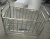 Carrinho de Bola de Aço Inoxidável para Jardim de Infância Aro de Basquete Espessado Suporte de Bola Rack de Armazenamento de Bolas Cesta de Bola Dobrável Carrinho Móvel