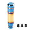 Manopla de câmbio modificada para carro manopla de câmbio manual azul queimado colorida manete de câmbio 13cm universal