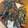 Pijama Lindo de Oso a Cuadros para Niña, Conjunto de Doble Longitud con Cárdigan de Encaje para Primavera y Otoño, Ropa de Casa Dulce de Dibujos Animados para Mujer
