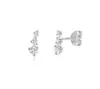 Pendientes Versátiles Geométricos de Metal Latón Clásico Incrustados con Diamantes, Accesorios de Pendientes Pequeños Personalizados Más Vendidos de Amazon para Mujeres