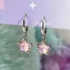 Pendientes de Plata de Ley 925 Pendientes de Estrella y Luna Mariposa para Mujer Verano Hada Dulce Fresco Elegantes Pendientes Pendientes