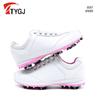 Zapatos de Golf para Mujer Tenis Impermeables Transpirables Antideslizantes Suela Ligera Clavos Móviles de Seis Puntas Zapatos para Mujer