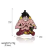 Mercancía de Anime Broches de One Piece: Luffy Sombrero de Paja, Zoro, Ace, Insignias de Barco Pirata