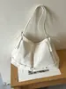 Bolso vintage transfronterizo para mujer, bolso tote grande de gamuza suave, nuevo bolso de hombro simple de moda para el invierno 2025