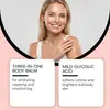 Bastão para cuidados com a pele do corpo: Limpeza local dos poros e cutículas da pele, refrescante, suave, hidratante e delicado stick corporal