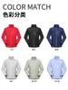 Chaqueta Cortavientos Deportiva Ligera Impermeable Cuello Alto Ropa de Trabajo Exterior Estilo Montaña para Hombre Protección Solar Chaqueta de Montañismo Personalizada