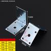 Suporte Angular em L de Ferro Galvanizado, Fixadores para Conexão de Móveis, Suporte de Ângulo Reto de Aço Inoxidável, Cantoneira de Ferro para Reforço de Mesas e Cadeiras Atacado