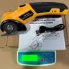 Máquina de Corte con Cuchilla Circular Manual Tijeras de Sastre para Tela de Ropa Cuero Tijeras Eléctricas Tijeras Eléctricas Máquina de Corte de Tela Batería de Litio