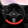 Funda para Volante de Coche Famosa en Internet, Linda Funda de Orejas de Gato, Cuero Gamuza, Adecuada para Todas las Estaciones, Funda para Volante para Mujeres, Mayoreo