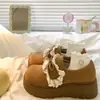 Sandalias Birkenstock súper lindas con lazo ribeteado de encaje para mujer, nueva colección de primavera 2026, con suela de plataforma, mocasines retro