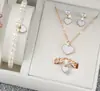 Joyería simple de moda para comercio exterior, collar, pulsera, anillo, juego de pendientes, accesorios para relojes, en stock