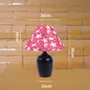 Lámpara de noche con estampado retro, un toque de lujo y sofisticación, lámpara de mesa de estilo nórdico para decorar el estudio, crear una atmósfera acogedora y servir como una pequeña luz de noche para el dormitorio