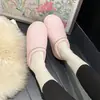 Pantuflas planas, nuevo estilo de invierno 2026, zapatos perezosos sin cordones, pantuflas para el hogar, forradas de felpa, engrosadas, cómodas, cálidas, pantuflas de algodón