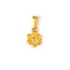 Colgante Retro DIY Transfronterizo Europeo y Americano Acero Inoxidable Electrochapado 24K Flor Estrella Polar Geométrico Joyería Accesorios para Collares