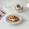 Prato de Jantar de Cerâmica Resistente a Altas Temperaturas TTUXTON Americano Prato Especial para Steak de Restaurante Ocidental Prato de Sobremesa Café da Manhã