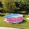 Piscina infantil para el hogar INTEX original genuina con estructura rosa, piscina de juegos con estructura de tubo redondo engrosado 28290