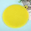 Descontaminação multifuncional Silicone Escova de lavar louça Pano de lavagem de louça Óleo não manchante Descontaminação de cozinha Pano de lavagem de vegetais domésticos e frutas Pano de panela