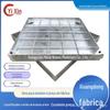 Fabricante de Guangdong Personalizado Aço Inoxidável Tampa de Bocal Invisível Preenchida Camada Dupla Tampa de Bocal Grelha Quadrada Tampa de Bocal Decorativa